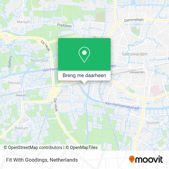 Fit With Goodings kaart