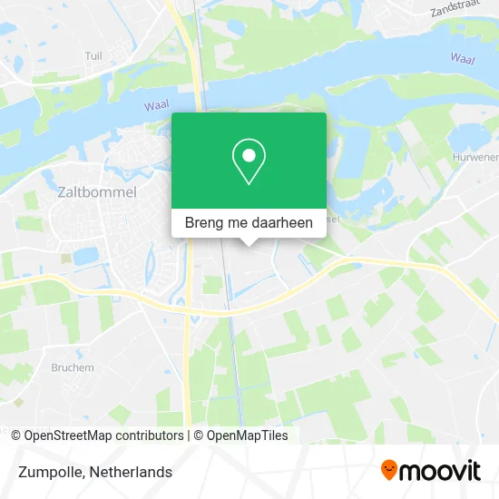 Zumpolle kaart