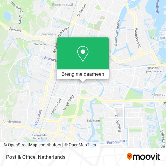 Post & Office kaart