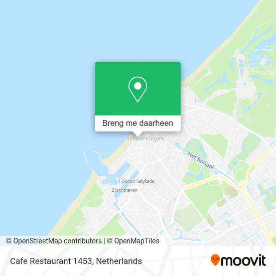 Cafe Restaurant 1453 kaart