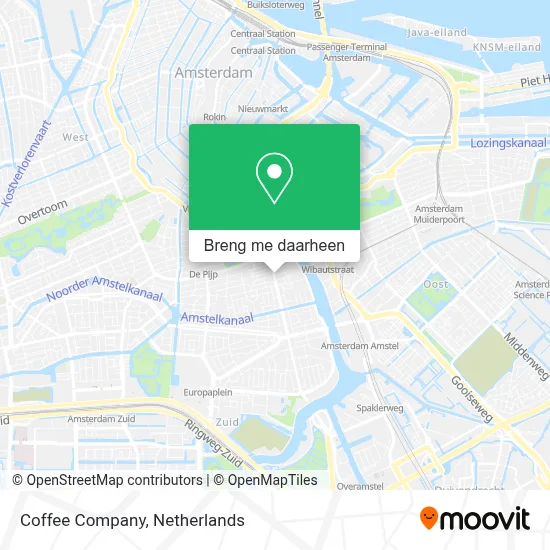 Coffee Company kaart