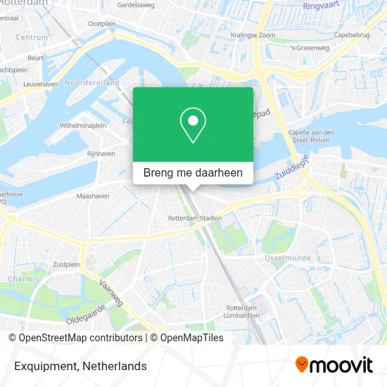 Exquipment kaart