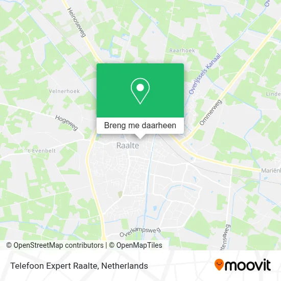 Telefoon Expert Raalte kaart