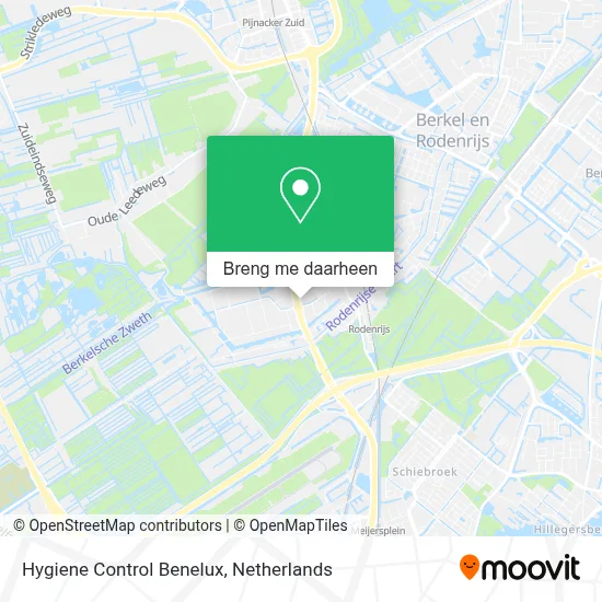 Hygiene Control Benelux kaart