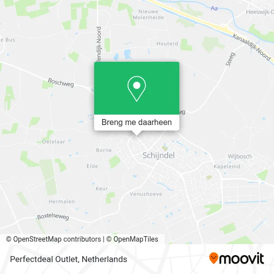 Perfectdeal Outlet kaart
