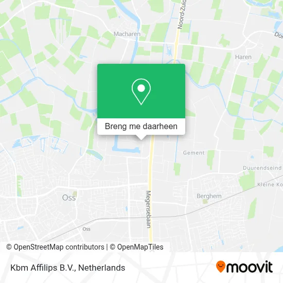 Kbm Affilips B.V. kaart