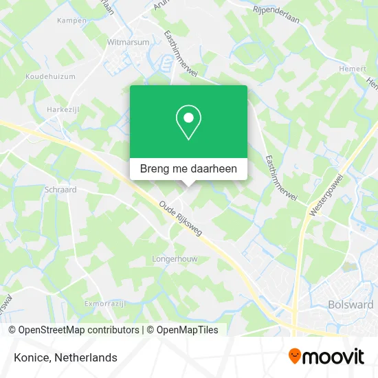 Konice kaart
