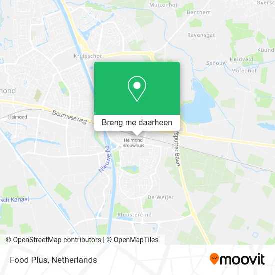 Food Plus kaart