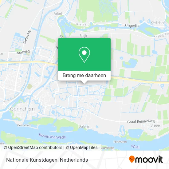 Nationale Kunstdagen kaart