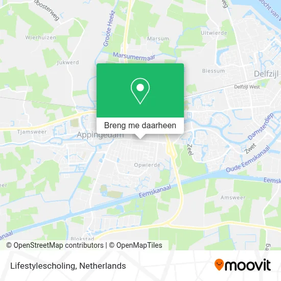 Lifestylescholing kaart