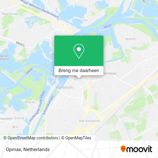 Opmax kaart
