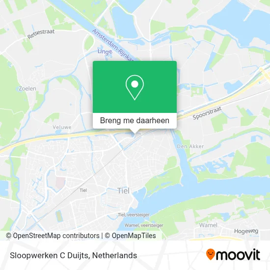 Sloopwerken  C Duijts kaart