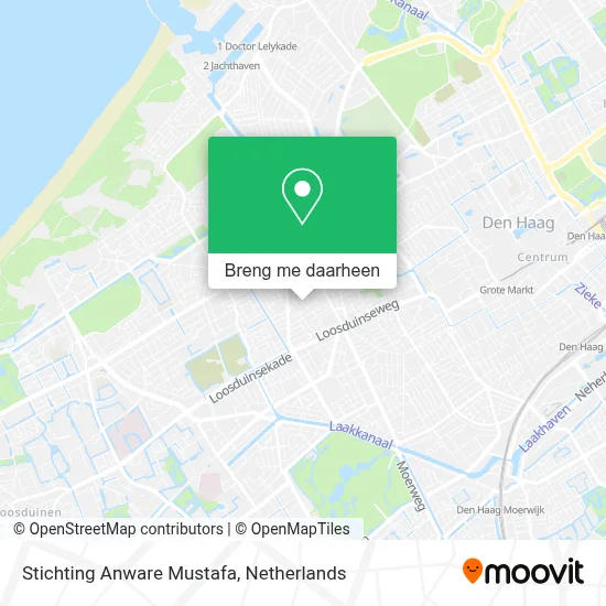 Stichting Anware Mustafa kaart