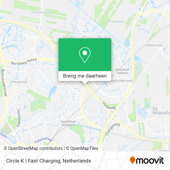 Circle K | Fast Charging kaart