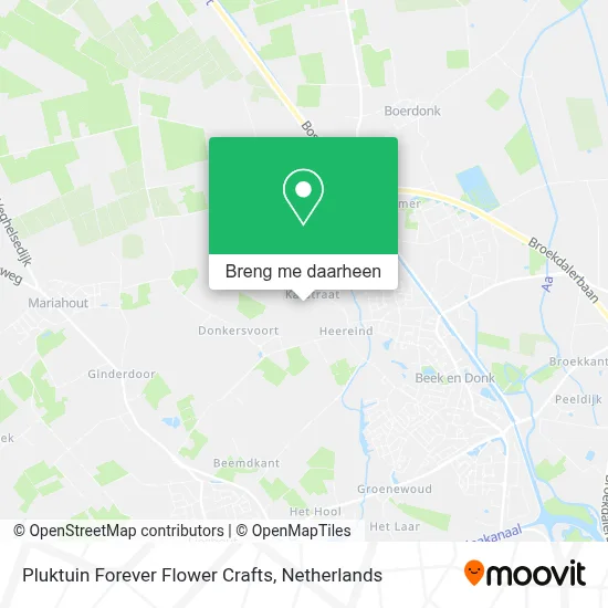 Pluktuin Forever Flower Crafts kaart