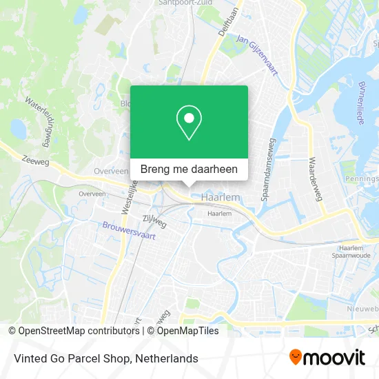 Vinted Go Parcel Shop kaart