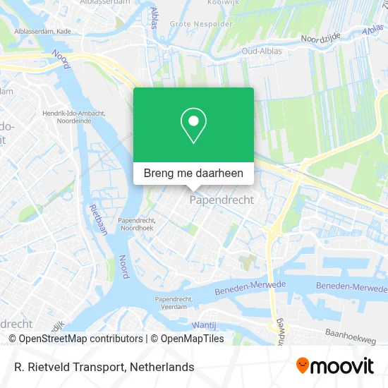 R. Rietveld Transport kaart
