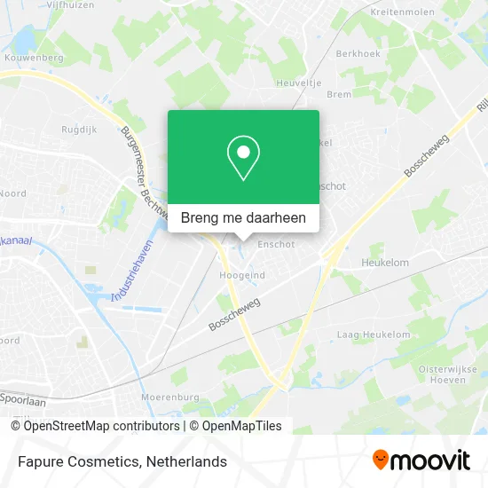 Fapure Cosmetics kaart