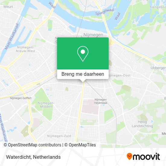 Waterdicht kaart