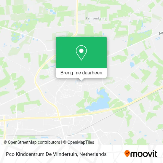 Pco Kindcentrum De Vlindertuin kaart