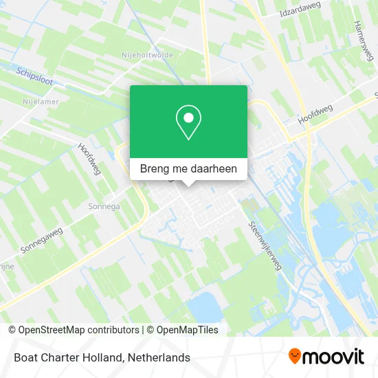 Boat Charter Holland kaart