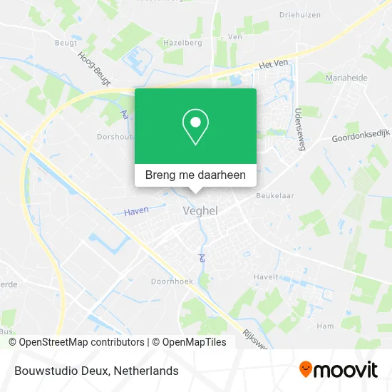 Bouwstudio Deux kaart
