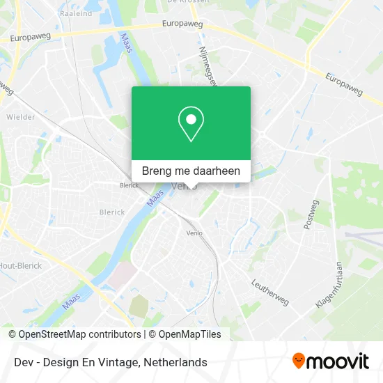 Dev - Design En Vintage kaart