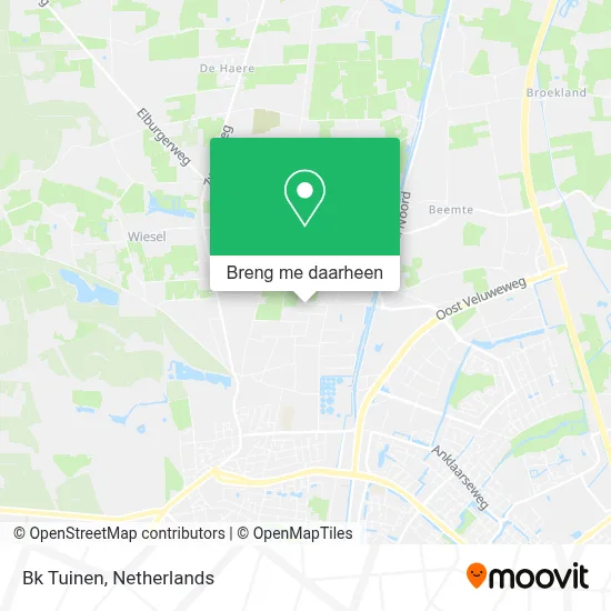 Bk Tuinen kaart