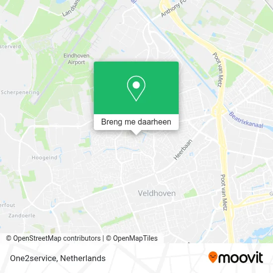 One2service kaart