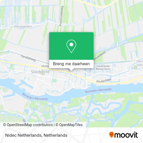 Nidec Netherlands kaart