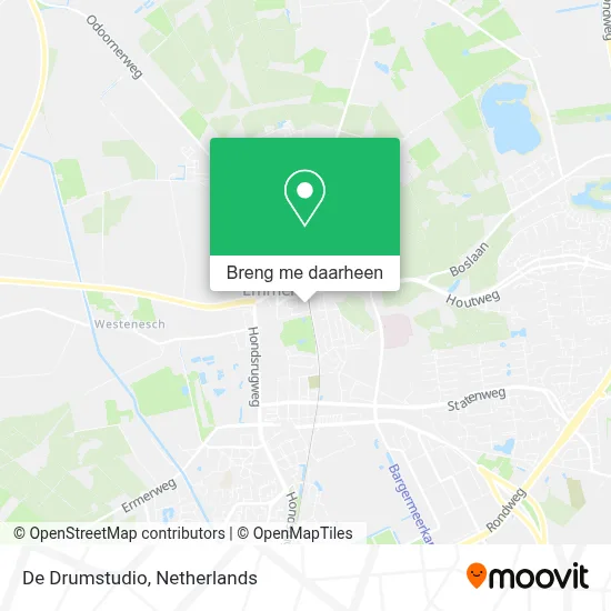 De Drumstudio kaart