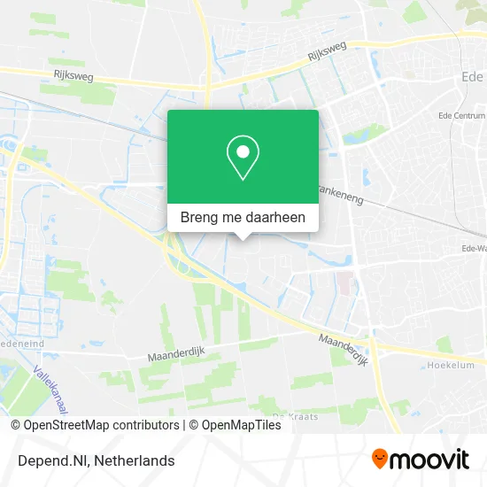 Depend.Nl kaart