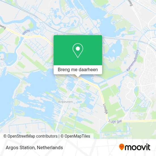 Argos Station kaart