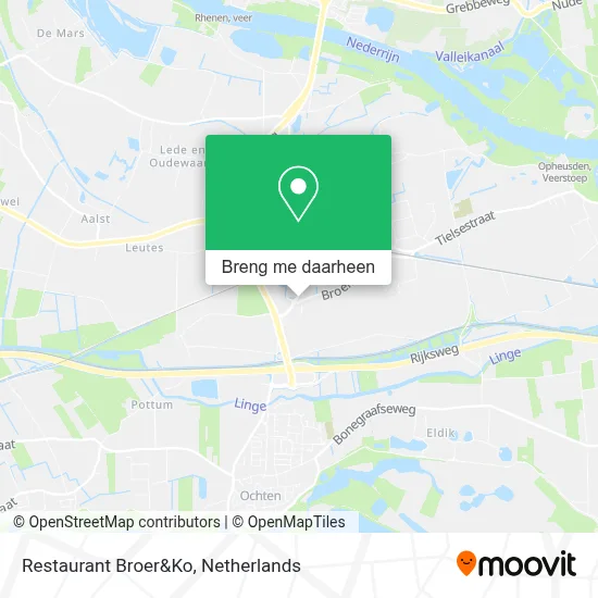 Restaurant Broer&Ko kaart