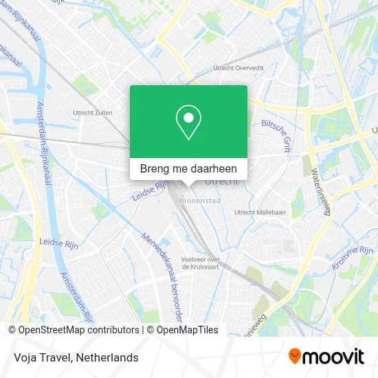 Voja Travel kaart