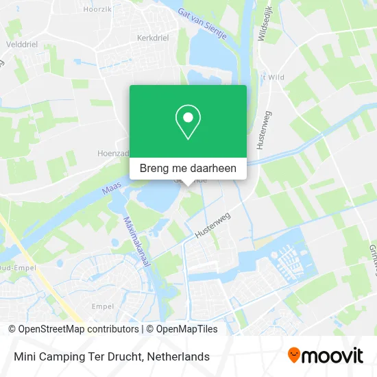 Mini Camping Ter Drucht kaart