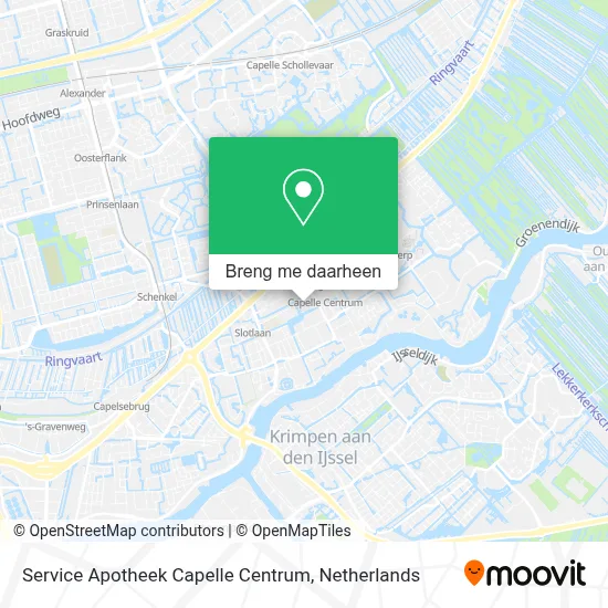Service Apotheek Capelle Centrum kaart