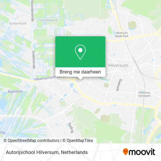 Autorijschool Hilversum kaart