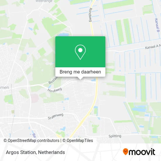 Argos Station kaart