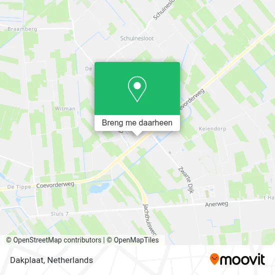 Dakplaat kaart