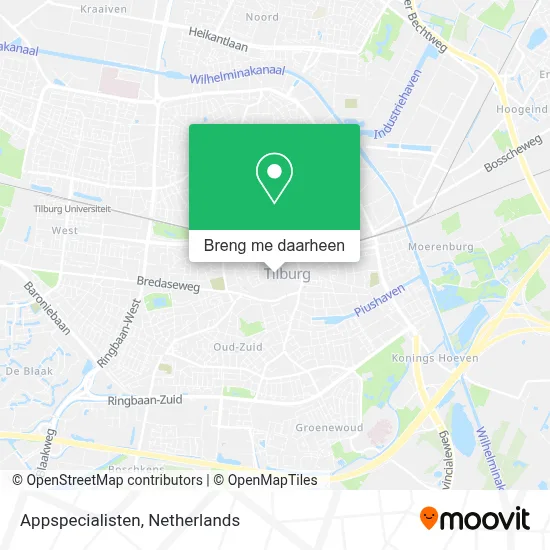 Appspecialisten kaart