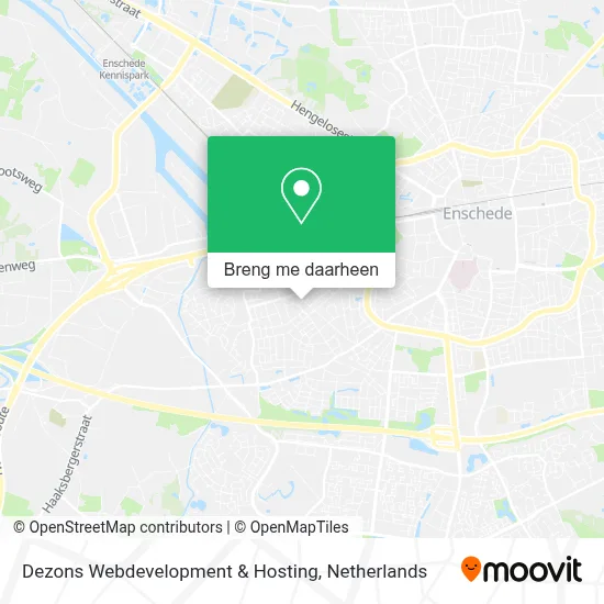Dezons Webdevelopment & Hosting kaart