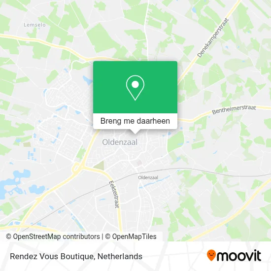 Rendez Vous Boutique kaart