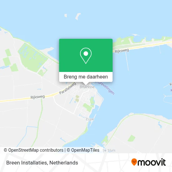 Breen Installaties kaart