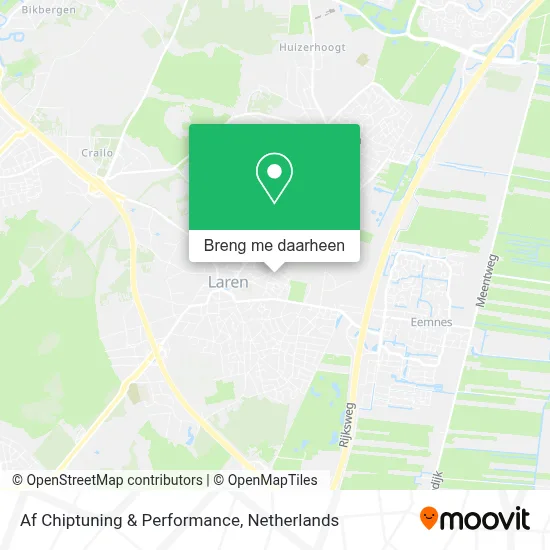 Af Chiptuning & Performance kaart