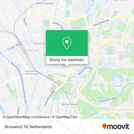 Brouwerij 74 kaart
