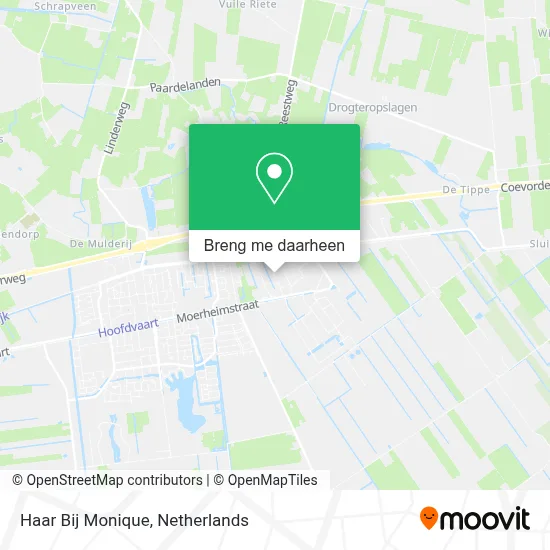 Haar Bij Monique kaart