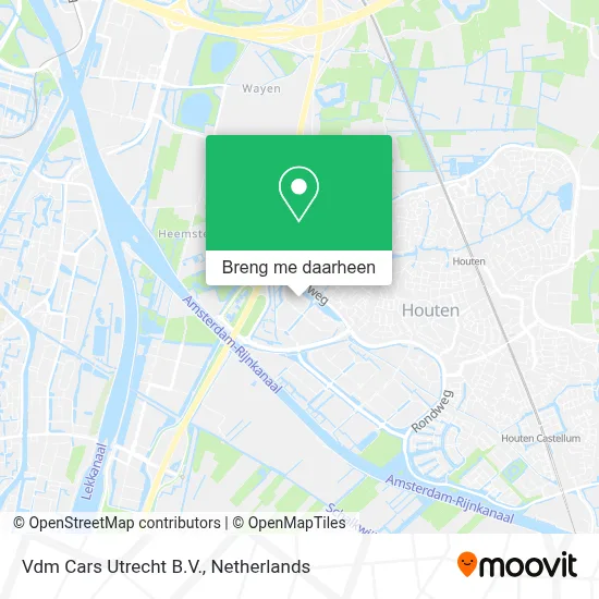 Vdm Cars Utrecht B.V. kaart