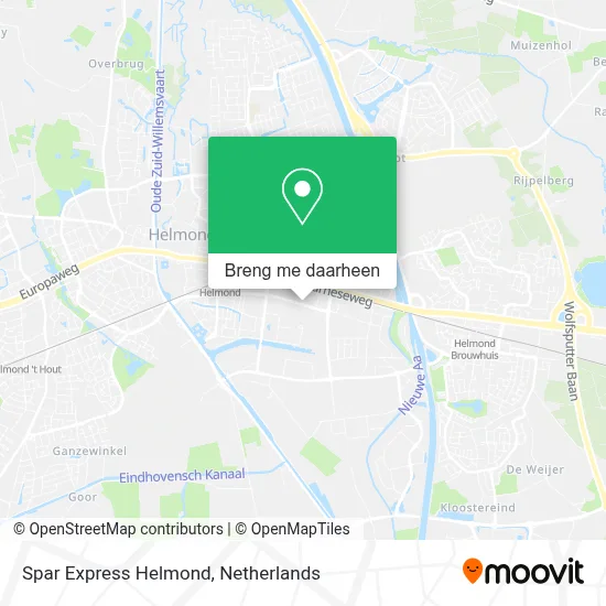 Spar Express Helmond kaart