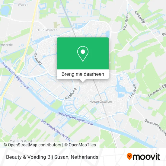 Beauty & Voeding Bij Susan kaart